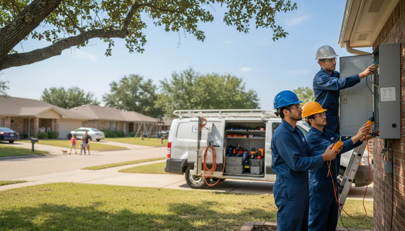 Certified electrician providing emergency electrical services in West Henrietta, NY